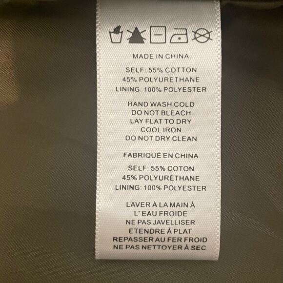 Paper Crane Green Blazer Vegan / Faux Leather Jacket Edgy Sleek Women's sz Large - Picture 16 of 16